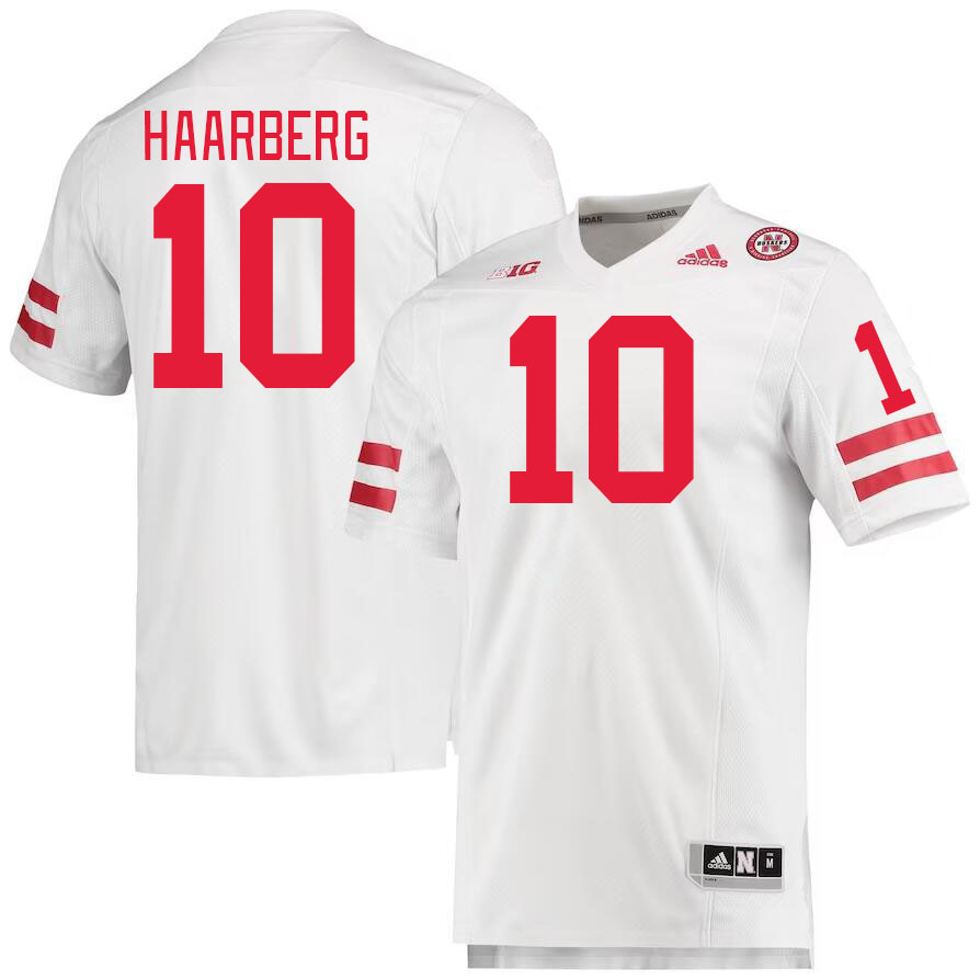 #10 Heinrich Haarberg Nebraska Cornhuskers Jerseys Football Stitched-White